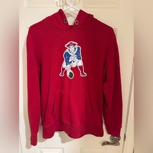 Woman’s Large New England Patriots Hooded Sweatshirt